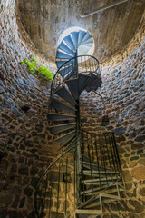 Escalier du Donjon de Saint-Jean-Saint-Maurice-sur-Loire