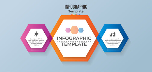 Vector infographic template for diagram, graph, presentation, chart, business concept with 2 options - obrazy, fototapety, plakaty