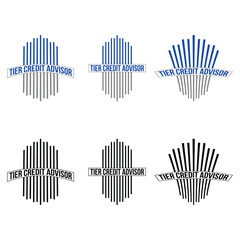 Top Credit Advisor Business Logo Design