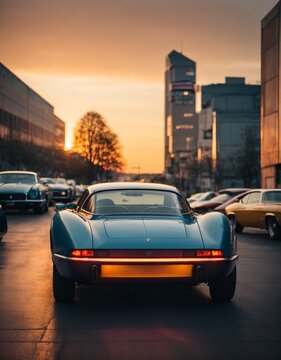 car in the city