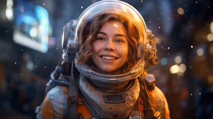 Masterpiece Highly detailed photograph astronaut woman 8k , Background Images , HD Wallpapers, Background Image