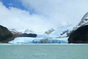 Spegazzini Glacier view from Argentino lake, Patagonia landscape, Argentina