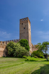 Obraz premium Ancient walls of Montagnana, Padova province, Veneto, Italy