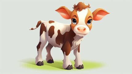 Whimsical Cow Illustration