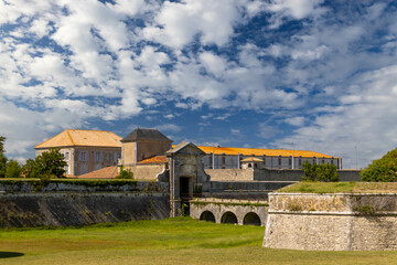 Fototapeta na wymiar Citadel of Saint Martin on Ile de Re, Charente-Maritime, France
