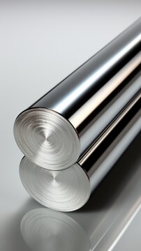 metal pipes .product warehouse at pipe production. 