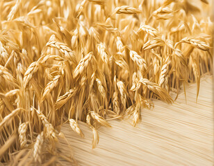 Barley rice background. barley milled for barley rice sesame seeds with barley grains, oats, rice, Wheat, - obrazy, fototapety, plakaty