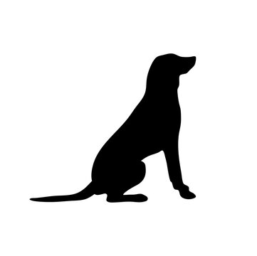 Vector dog silhouettes 