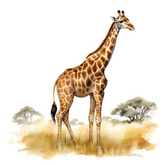 Fototapeta premium giraffe in the grass