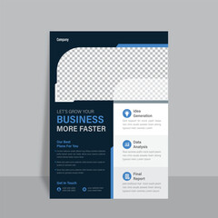 Flyer template design