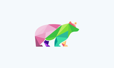 bear origami logo