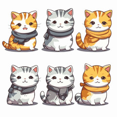 Cute Cat Illustration