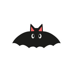 Cute Bat Illustration 