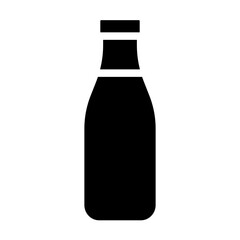 Solid Milk bottle icon