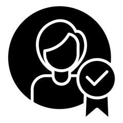 Solid Woman Certified Advisor icon