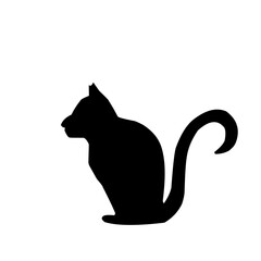 Halloween Cat Silhouette 