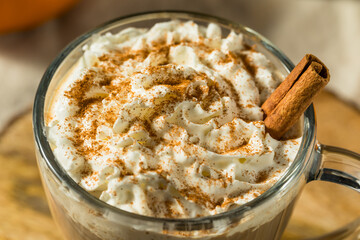 Warm Seasonal Pumpkin Spice Latte