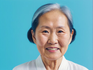 older asian woman