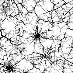 Distress Grunge Texture. Cracks seamless pattern. hand drawing. Not AI, Illustrat3 . Vector illustration