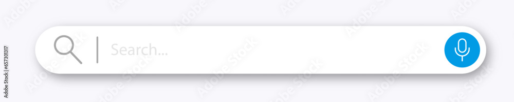 Canvas Prints search bar isolated on chekered background for ui, ux, web site vector 10 eps