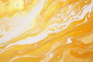 Obraz premium Gold fluid art marbling paint textured background