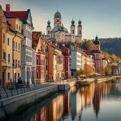 Obraz premium passau fiktive sicht generative ki 