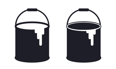 Paint color bucket vector icon © oxinoxi