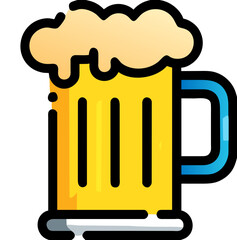vector beer oktoberfest svg icon illustration