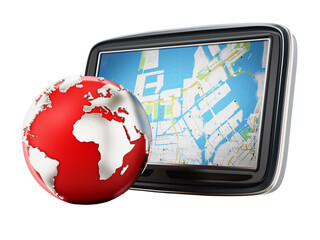 GPS isolated on transparent background
