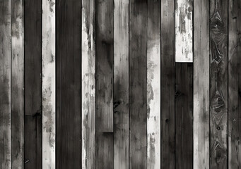 Wood board texture, grunge style wood panel, Generative AI