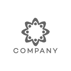 Star flower people youth community education nonprofit business, logo, design, brand identity, flat logo, company, editable, vector