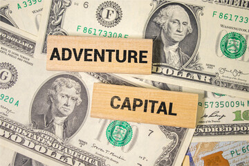 Black Word(s) on a white background - Adventure Capital