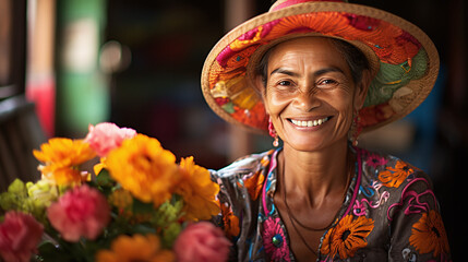 Central American Latina Grandma: A Portrait of Culture and Wisdom