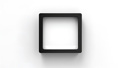 Elegant Minimalism: Clean Square Frame Crafted by Generative AI