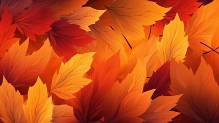 Fototapeta na wymiar background Vibrant autumn leaves texture 