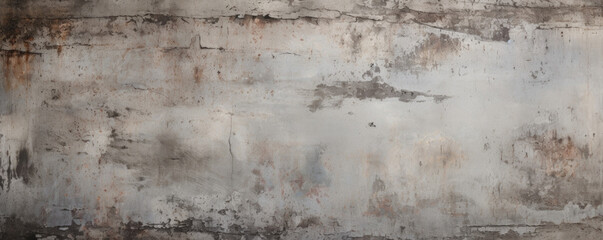 Closeup of worn concrete with a faded patina, adding a rustic and weathered feel to its otherwise sy surface. - obrazy, fototapety, plakaty
