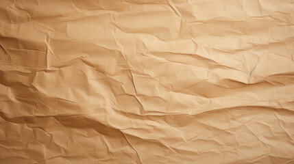 Texture of cled Kraft paper This texture has a highly textured surface with visible creases and folds, resembling a piece of cled paper. It has a soft and pliable feel, making it ideal for