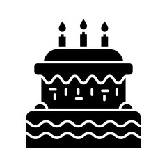 Birthday cake icon
