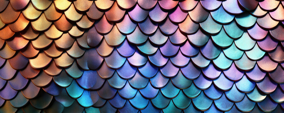 A mesmerizing texture of erfly wing scales with a metallic sheen. The scales appear to change color as the viewing angle shifts, creating a hypnotic effect.