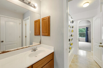 a home bathroom 