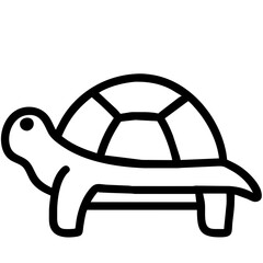 Tortoise Icon. Animal Head Silhouette Icon Tortoise. Flat Sign Graph Symbol for Your Website Design, Logo, App, UI.