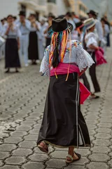 Foto op Canvas Celebraciones tradicionales de los pueblos indígenas del norte de Ecuador Sudamérica © David Gramal