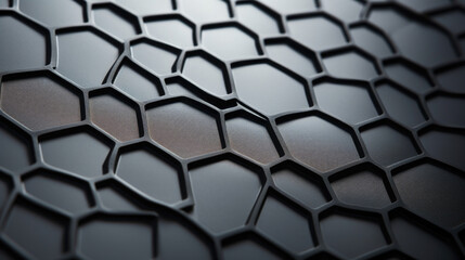 Closeup of a matte plastic texture with a subtle honeycomb pattern, giving the surface a threedimensional look. The plastic is lightweight and has a matte finish with a soft sheen.