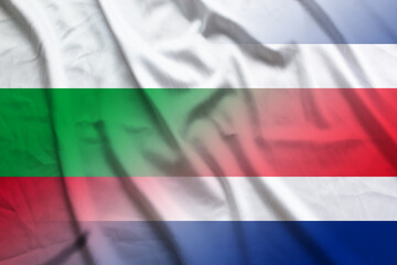 Bulgaria and Costa Rica government flag international contract CRI BGR