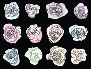 seamless rose pattern