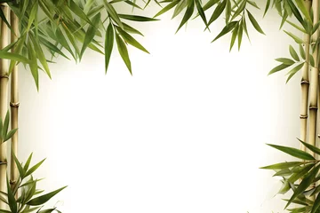 Tuinposter Bambus - Hintergrund © Seegraphie