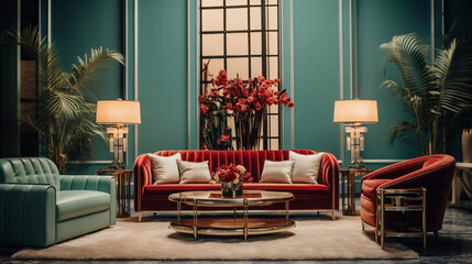 Glamorous Fusion in Interior. Experience the fusion of glamour and style in this interior