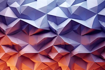 Naklejka premium Origami Pattern: Abstract Geometric Background Design Showcasing the Beauty of Origami Art, generative AI
