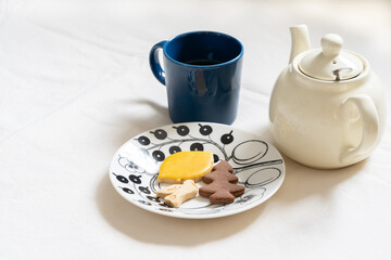 北欧の食器でおやつの時間