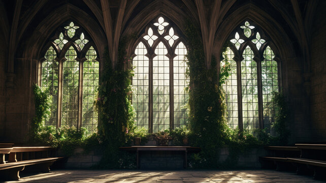 gothic church window